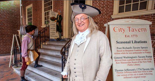 Experience historic City Tavern, just like the Founding Fathers.