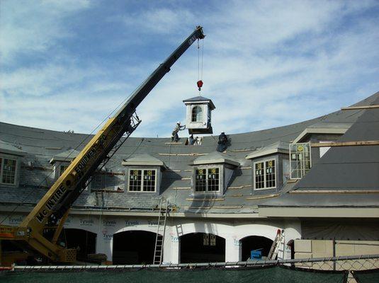 Carriage house with cupola