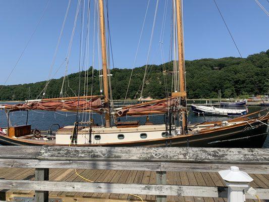 The Ginny Marie Schooner in Port Jefferson Harbor