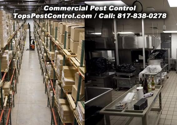 Commercial Pest Control, restaurants, brick and mortor