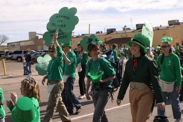 Our Staff at the Annual St. Patrick's Day Parade