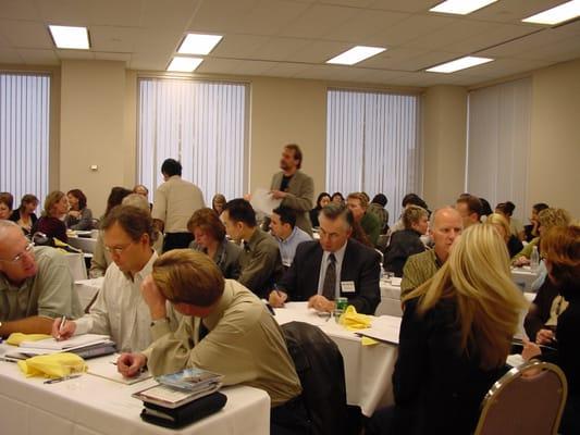 Dr. Becker sharing with other doctors the successful techniques he uses each day in private practice in Ellicott City