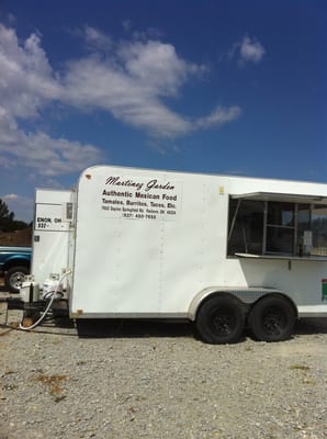 Martinez Gardens --  Mexican Food Trailer on the grounds of their lovely garden center!