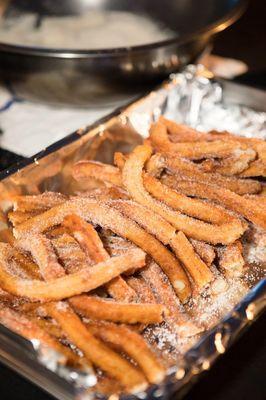 Wedding catered at Klentner Ranch in Carpinteria, CA - Awesome churros & great to work with!