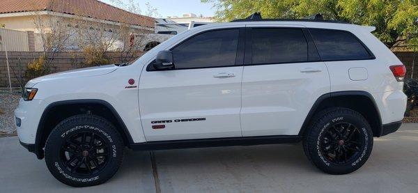 New Powder Coated Rims and new Tires installed. Looks much nicer IMO.