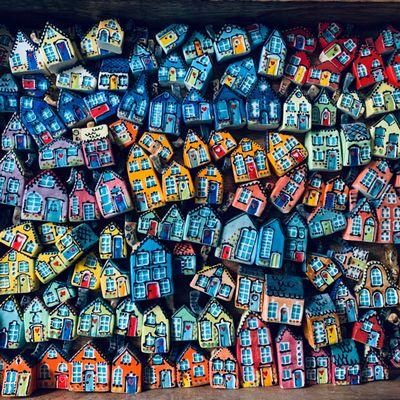 Wee Little Ceramic Houses