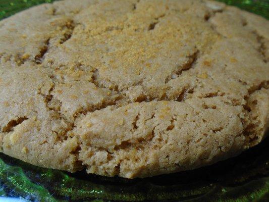 Pumpkin pie cheesecake cookie, close-up.