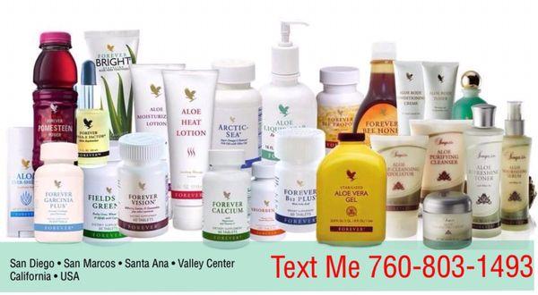 Alicia Moreno distributor of Forever Living / Aloe Vera of America - San Diego, Santa Ana, Valley Center, San Marcos - California USA