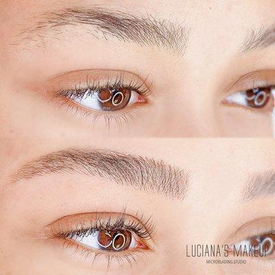 LuvBrows Nanoblading, the evolution of Microblading.
Book NOW: lucianasmakeup.com