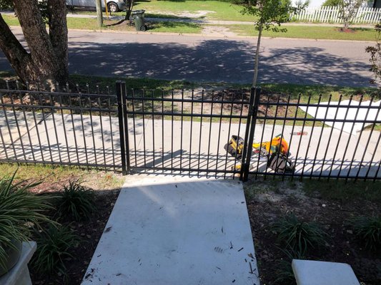 Front Gate Installation