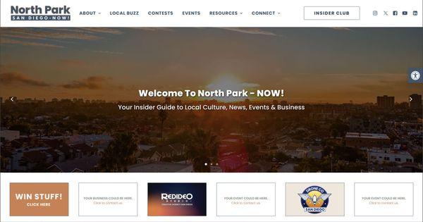 Our website that features culture, news, events and business in North Park, San Diego, California