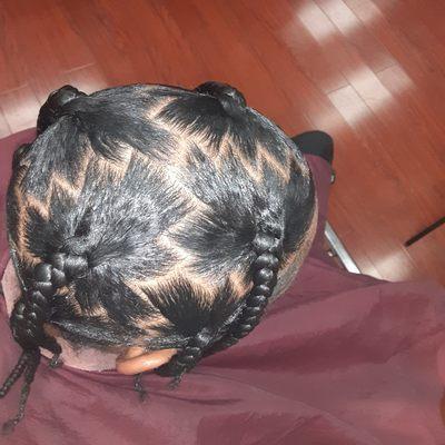 Men braids/ Individual braids