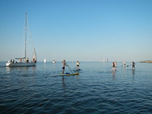 Photo from one of our weekly sunset paddles held April though September! Paddle is designed for regulars, but open to newcomers.