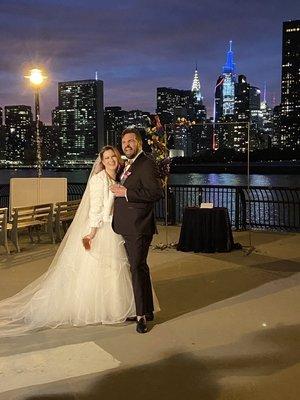 LIC pier at night