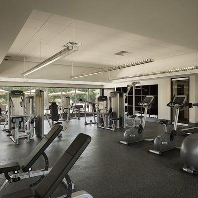 Fitness Center at Clubhouse.  ARK Summit Furnished Suites and Apartments