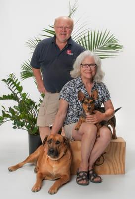 This is our photo for the Tales of Love book, which is a fundraiser for the Humane Society.