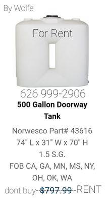 500 gallon