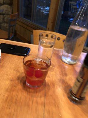 The Old Fashioned was delicious