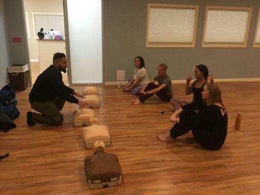 CPR Training @Powerflow Yoga Randolph, NJ.