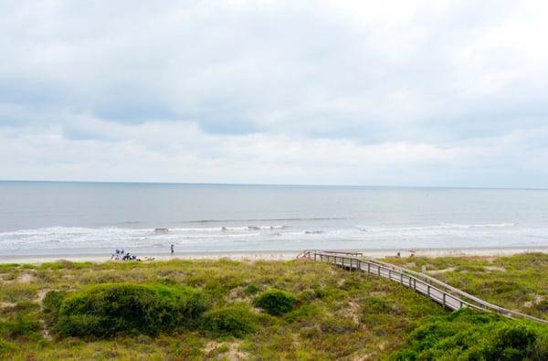 Seabrook and Kiawah beaches are secluded and pristine.