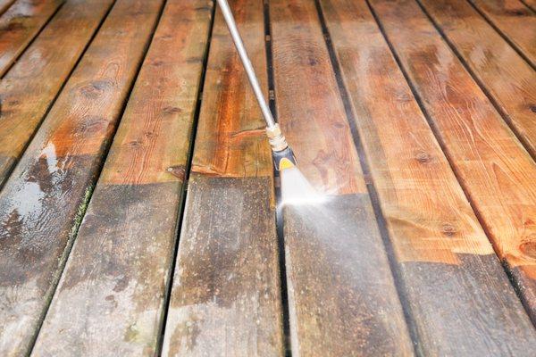 Deck cleaning