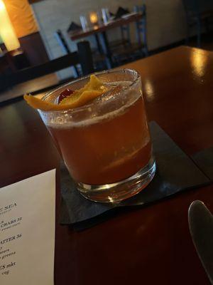 Smoked Old fashioned