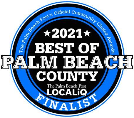 2021 Best of Palm Beach County Finalist