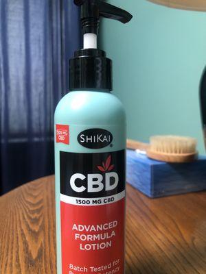 6 oz. of 1500mg of Shaikai topical CBD fragrance free lotion.