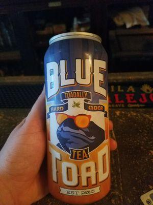 Blue toad cider (tastes like an Arnold Palmer)