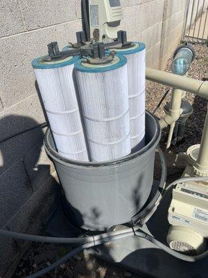 Clean filters are key to a clean pool!