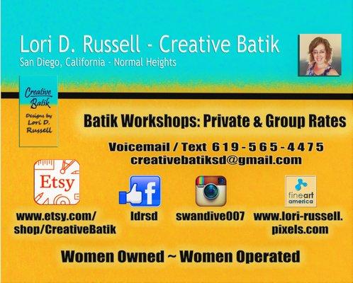 Creative Batik Contact Information