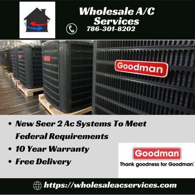 Wholesale Ac Goodman central ac units.