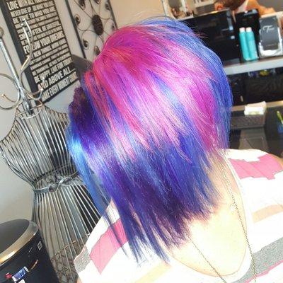 Rainbow dash hair