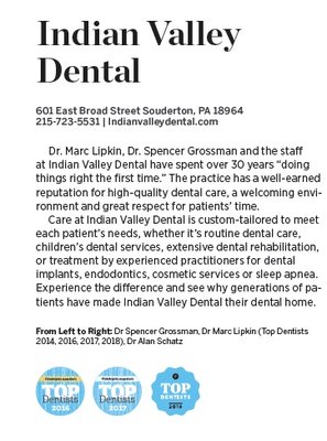 Featured in Philly Magazine as Top Dentist again for 2018!