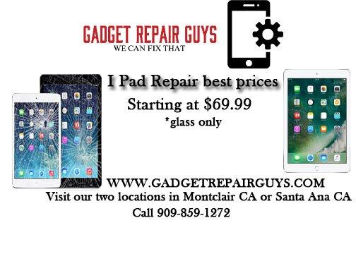 Amazing I pad screen repair prices