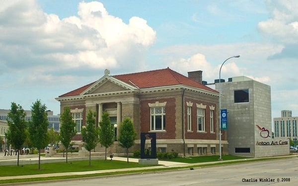 We're located in an historic 1904 Carnegie Library with a modern addition