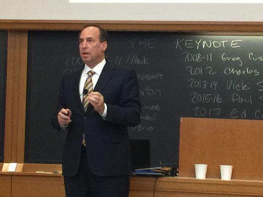 John Leighton teaching at Harvard Law School