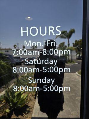 SouthBay Aquatics: 2024 hours of operation