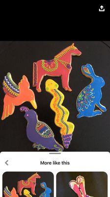 Southwest Animals. Custom Decorated Cookies