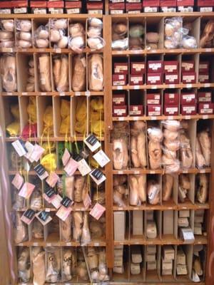 Just some of our pointe shoes...