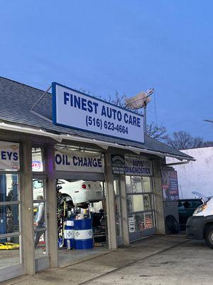 Attached Auto Repair Shop