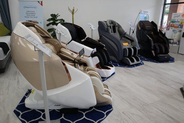 check out our beautiful collection of massage chairs