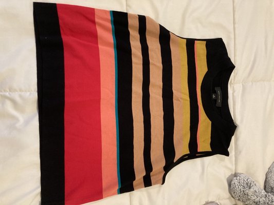 Ann Taylor color block tank 8 dollars