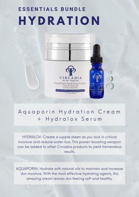 Retailing one of the finest lines, Circadia by Dr. Pugliese. This bundle here will bring hydration and health to the skin.