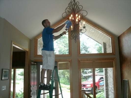 Chandelier Cleaning