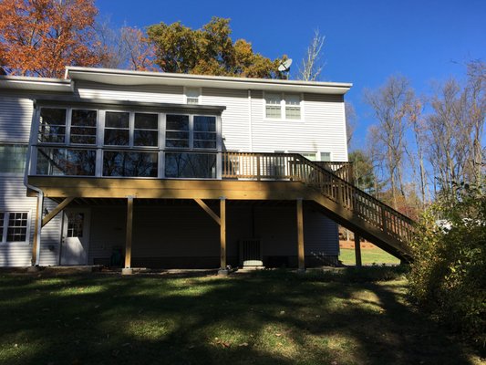 Ridgefield, CT Deck and Sunroom