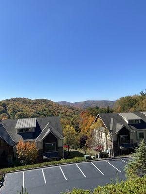 View from back porch of a unit.