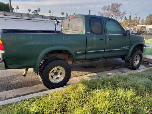 Toyota Tundra purchased in 2015. Still runs great after 200k miles.