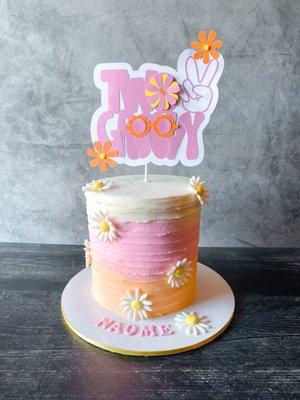 Two groovy cake