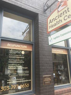 Unfolding Health is in Ancient Art Health Center in Historic Downtown Littleton